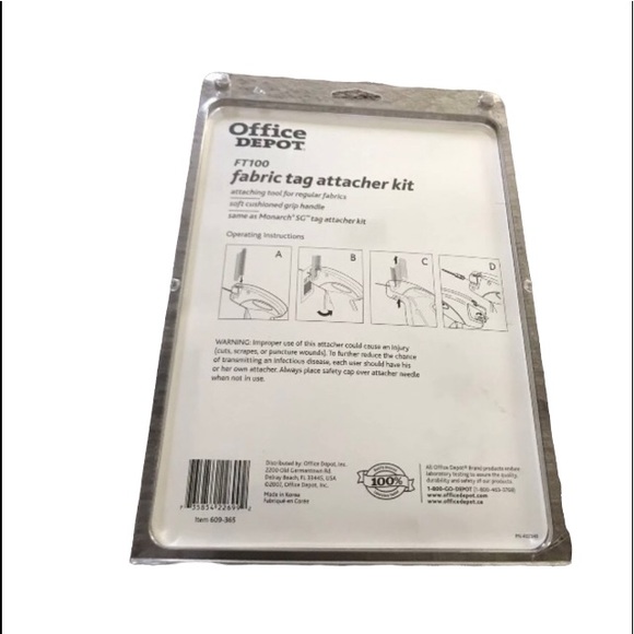 Last 1 ⛔️ Office Depot Brand Tag Attacher Kit - Picture 3 of 3